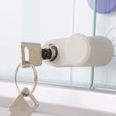 Bacheca con Ante Scorrevoli 94X67,5X5,9 cm in Alluminio Fondo Magnetico Silver