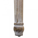 Panca Margi in Velluto Taupe 125x45x48 h cm in Legno Marrone