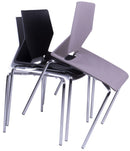 Sedia in Polipropilene e Chromo Vandi Bianco
