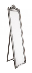 Specchio Miro con Cornice Argento 45x180 in Legno