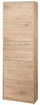 Schuhschrank 5 Türen 63x190x29 cm Eiche natur