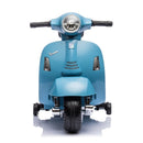 Piaggio Mini Vespa GTS Elettrica 6V per Bambini Azzurra
