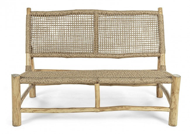 Divano 2 Posti Lampok in Fibra Sintetica