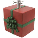 Base Albero di Natale a Forma di Pacco Regalo con Supporto Universale 26x24x32 cm