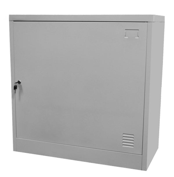 prezzo Armadietto Metallico Multiuso 1 Anta 80x40x80 cm con Serratura a Chiave in Acciaio Grigio