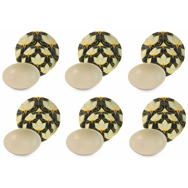 online Villa d'Este Liberty Tafelservice aus Porzellan und Steingut 18-teilig