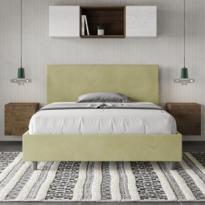 Letto Matrimoniale Adele Tè Verde Varie Misure