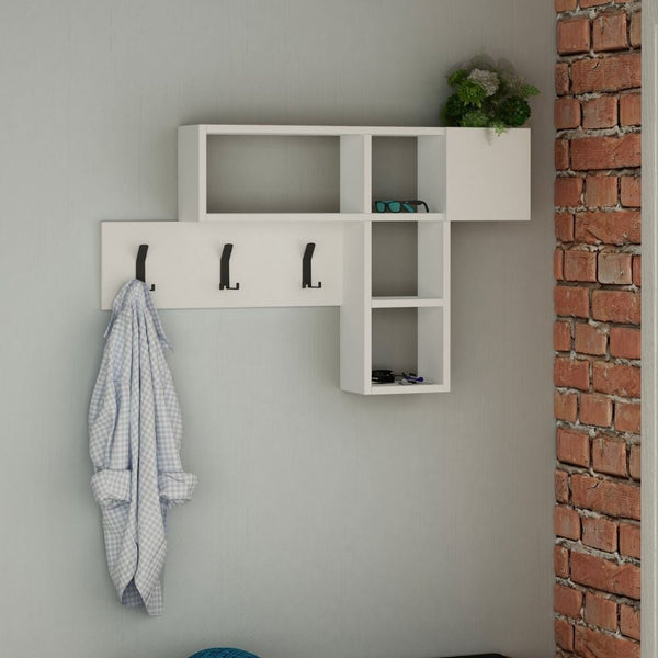 Appendiabiti da parete 99,5X15X61 cm Game bianco online