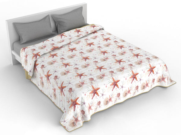 Wendedecke mit Seestern-Print sconto