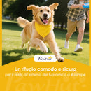 Recinto per Cani Pannelli 50x60 cm Espandibile e Pieghevole in Acciaio Nero      