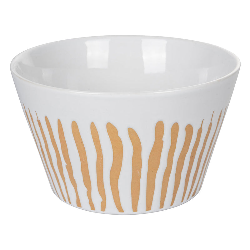 Set 4 Ciotole Ø14x8,5 cm 700 ml in Gres VdE Tivoli 1996 Geometry