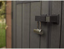 Casetta da Giardino Porta Attrezzi 228x350x252 cmin Evotech+ Keter Newton 7511 Marrone