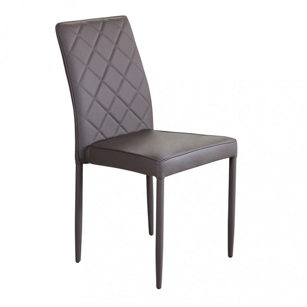 Blossom Chair 41x50x91 h cm in braunem Kunstleder acquista