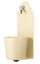 Gartenwandbrunnen mit Belfer 42/PRX Ivory Wasserhahn