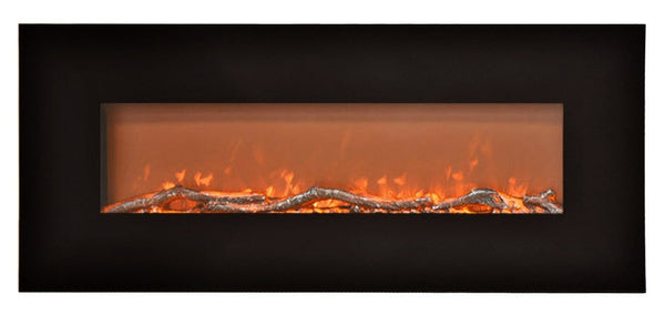 Elektrischer Wandkamin Flammeneffekt 1500W Nora Black online