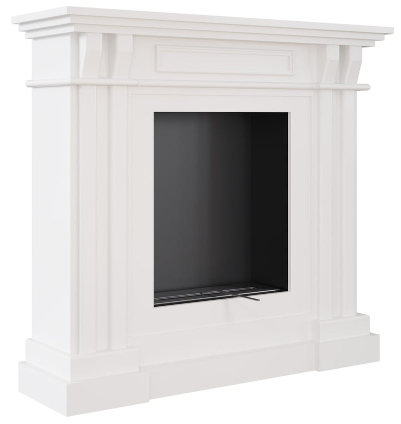 Camino a Bioetanolo da Pavimento 110,8x30,6 cm Flig Davie Bianco