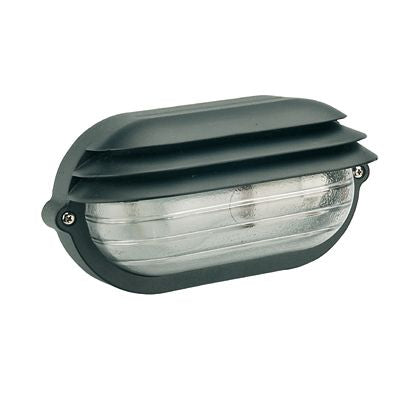 acquista Kleine ovale Wandleuchte in schwarzer Farbe für den Außenbereich Palpebra Sovil Line