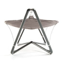 Amaca da Giardino a Gondola 336x130 cm in Poliestere Grigio      