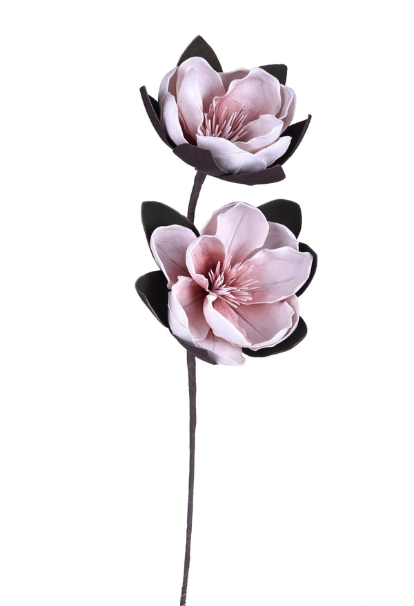 Set 2 Künstliche Magnolie Bestehend aus 2 künstlichen Blumen Höhe 73 cm prezzo