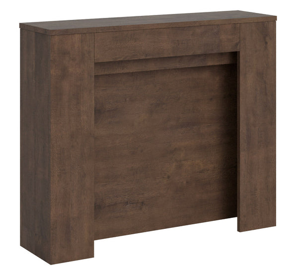 online Consolle Allungabile 90x25/211 cm Pannelli in Nobilitato Kiba Noce