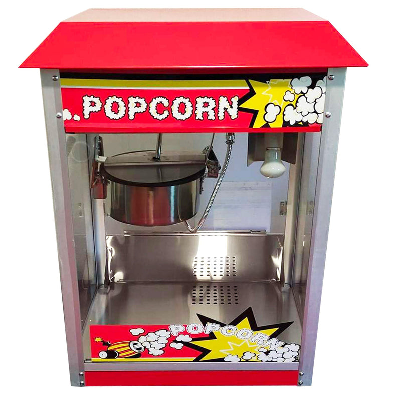 Macchina per Popcorn Elettrica 55x41x74 cm con Pentola in Teflon Original Happy Air