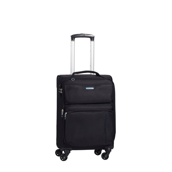 sconto Trolley Valigia Bagaglio a Mano Espandibile in Poliestere TSA Ravizzoni Manila Nero