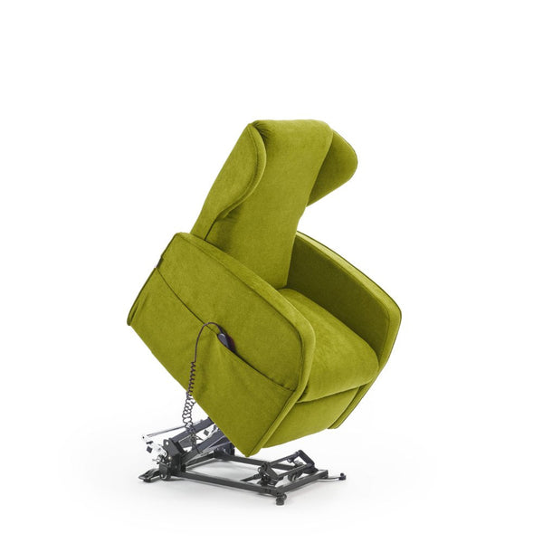 acquista Poltrona Alzapersona Elettrica 2 Motori 73x101x86 cm Adele in Microfibra Dispositivo Medico 1 Verde