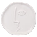 Vaso a Forma di Viso Tondo Ø18x18 cm 200 ml in Ceramica VdE Tivoli 1996 Vis a Vis
