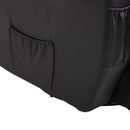 Poltrona Relax Massaggiante 84x92x109 cm in Similpelle Nera