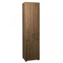 Armadio 2 Ante 1 Cassetto 45x38x174 h cm in Truciolare bilaminato Marrone