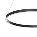 Lampada pendente Modern in Alluminio Rim Nero