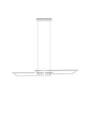 Lampada a Sospensione da Interno a Led in Metallo Bianco Opaco