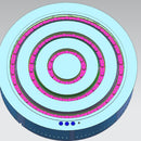 Camino a Vapore Acqueo 3D ROUND3D750 Ø75x17 cm Controllo in App in Acciaio Inox 