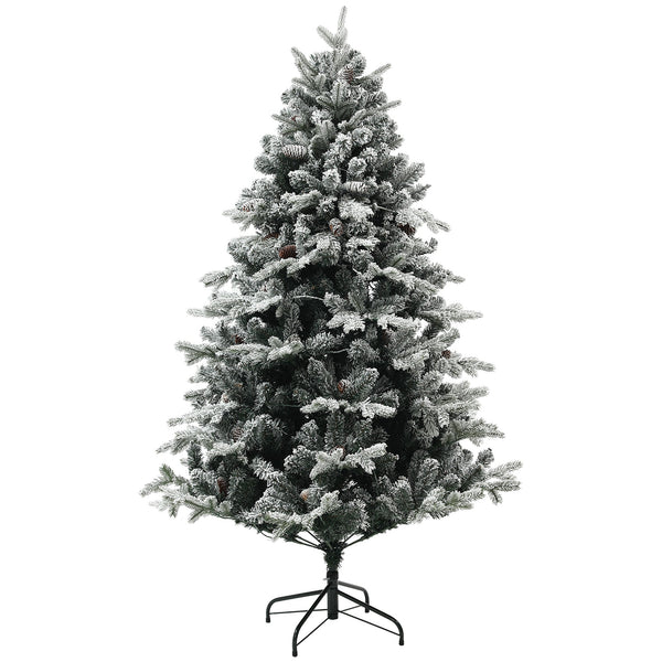 Albero di Natale Artificiale Innevato 180 cm 793 Rami con Luci LED online