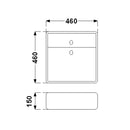 Mobile da Bagno sospeso Giava 01 Pino Grigio TFT