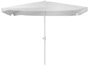 Ombrellone da Giardino 3x3m con Manovella Bianco