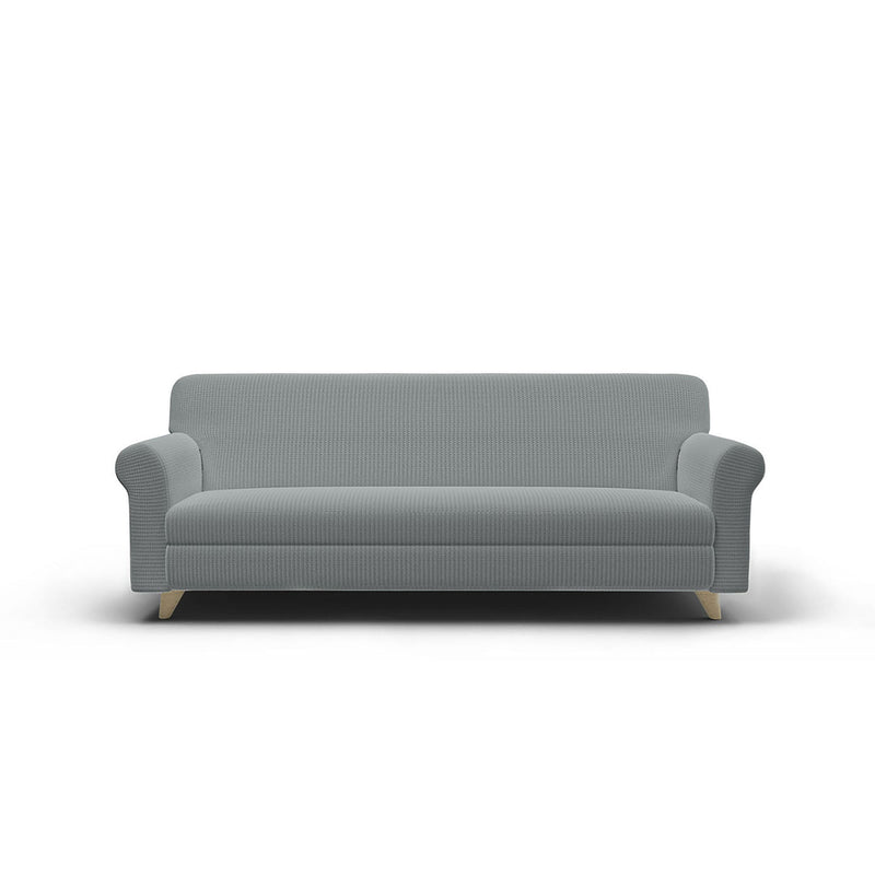 Copridivano Elasticizzato in Poliestere Iris Grigio Chiaro Varie Misure