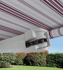 Tenda da Sole Barra Quadra Tessuto in Acrilico Masi Riga Bordeaux Varie Misure