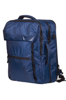 Zaino Cabin Size in Poliestere Impermeabile Cerniera Antifurto e Porta USB Ravizzoni Lima Blu 