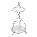 Portaombrelli Annie 29x68 h cm in Acciaio Bianco