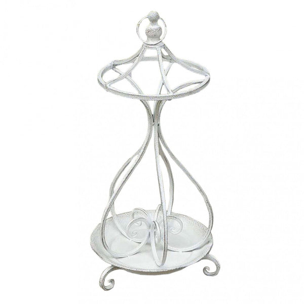 Annie Schirmständer 29x68 h cm in White Steel sconto