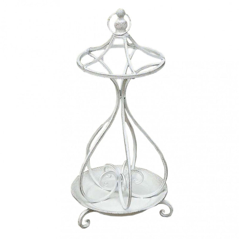 Portaombrelli Annie 29x68 h cm in Acciaio Bianco