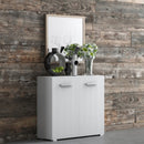 Mobile Multiuso Mini Viareggio 90 cm 2 ante Bianco Frassinato