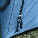 Tenda da Spiaggia Campeggio per 2-3 150x115x110 cm con Tasche Portaoggetti Blu
