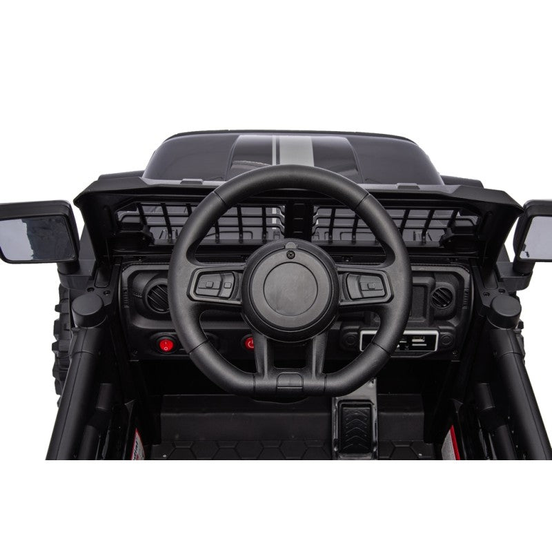 Macchina Elettrica per Bambini 12V Baby Fuoristrada Nera