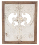 Pannello da Parete Intagliato 45x2xH54 cm in Abete Bianco