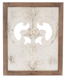 Pannello da Parete Intagliato 45x2xH54 cm in Abete Bianco