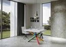 Tavolo Allungabile 140-400x90x77 cm Volantis Premium Bianco Frassino Telaio 4B 