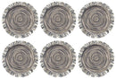 Set 6 Tovagliette con Frange Ø45x0,5 cm  in Polipropilene VdE Tivoli 1996 Shades of Stones