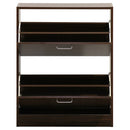 Scarpiera 2 ante 63x80x24 cm in Legno Melaminico Zebrano